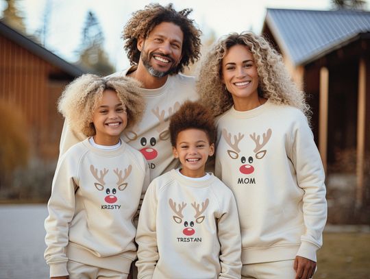 Matching Family Christmas Outfit | Family Christmas Sweatshirts | Mommy & Me Christmas Sweatshirts | Daddy and me Christmas Sweatshirts