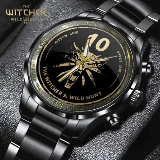 The Witcher 3: Wild Hunt Black Stainless Steel Watch