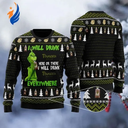 Discover Get Festive with Panera Bread GrinchesS Ugly Sweater – Perfect for All Occasions!