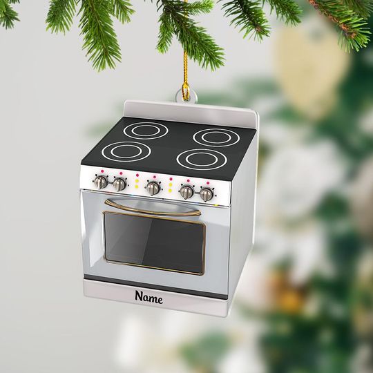 Discover Kitchen Electric Stove Christmas Ornament, Xmas Tree Decor, Loved Kitchen Electric Stove Ornament, Christmas Ornament Gift TD-1024-H9OH