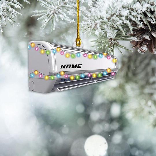 Discover Air Conditioner Christmas Light Ornament, Christmas Tree Decor, Loved Air Conditioner Ornament, Hanging Ornament Gift