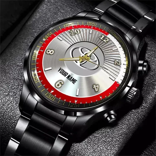 Discover Toyota Car Personalized Stainless Steel Watch