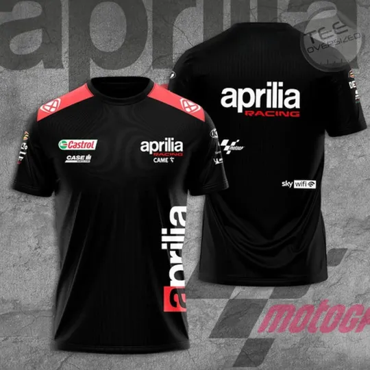 Discover Aprilia Racing 3D T-Shirt 2025