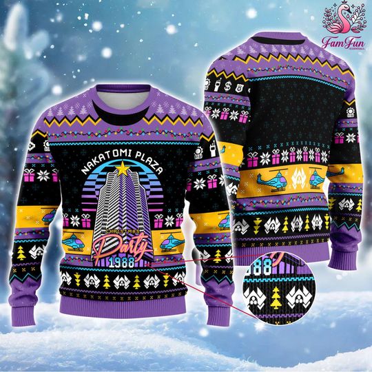 Discover Movie Sweater, Ugly Christmas Sweater, Die Hard, Movie Sweatshirt, Christmas Gift