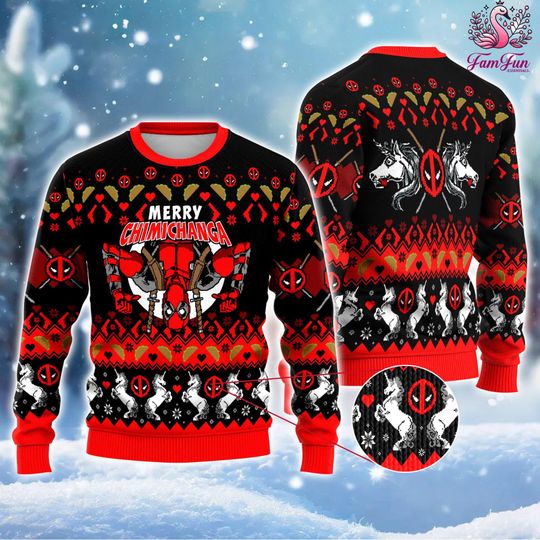 Discover Dungeons & Dragons Seven Dice A-Rolling Ugly Christmas Sweater