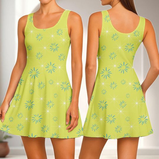 Discover Joy Inside Out Skater Dress, Disney Emotions Women Dress, Disneybound Team Costume, Pixar Run Disney Outfits, Mental Health Women Merch