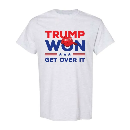 Discover President Donald Trump 47 T-Shirt Get Over It MAGA USA Trump 2024