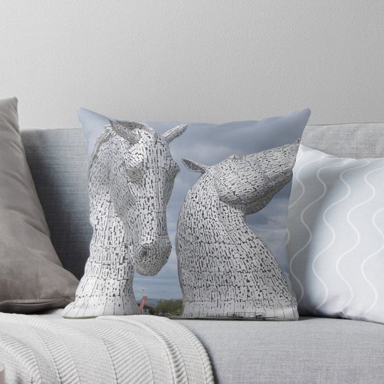 Discover The Kelpies gifts , Helix Park, Scotland Pillow