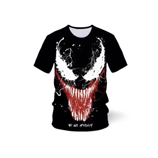 Venom Superhero 3D  T shirt Fashion Movie Tshirts Size_S_5XL_