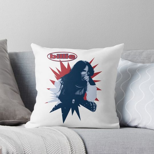 Discover Copy of Billie Eilish - Hit Me Hard And Soft  Pillow