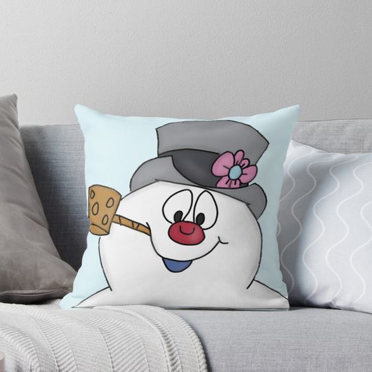 Frosty the Snowman Pillow