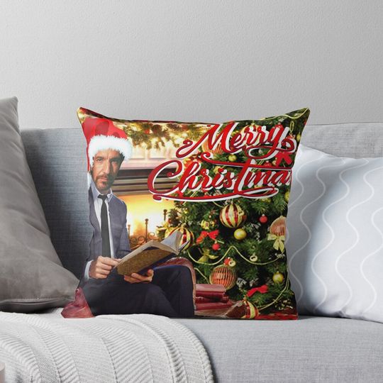 Die Hard Hans Gruber Merry Christmas Pillow