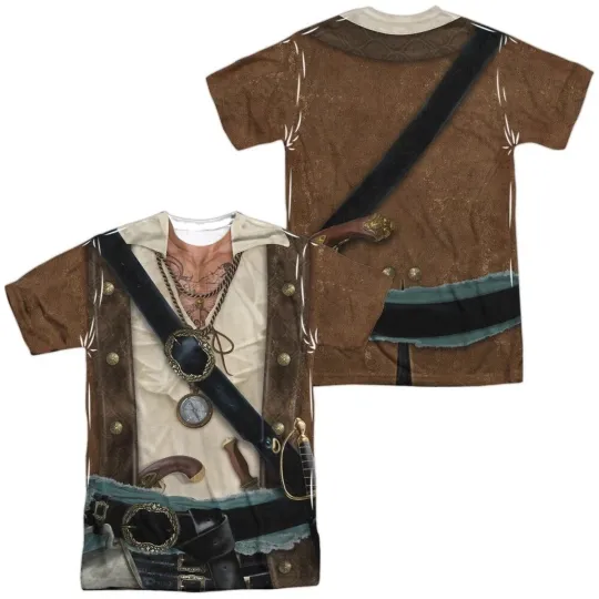 Discover Pirate Unisex Adult Halloween Costume 3D T Shirt