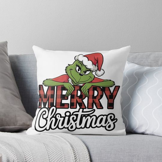 Discover funny character Christmas Pillow