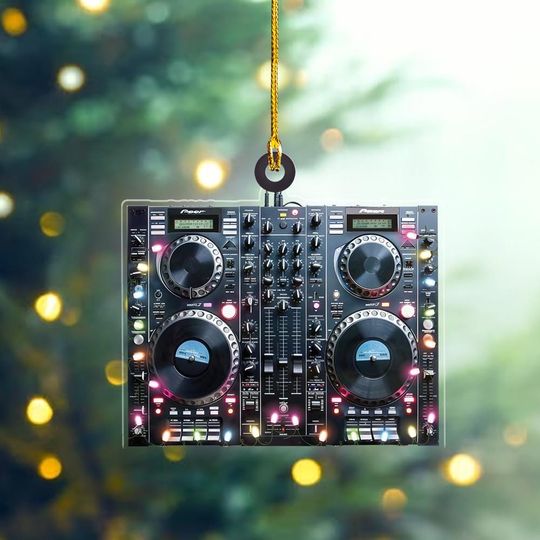 Discover DJ Mixer Ornament, DJ Table Christmas Ornament, Dj Player Ornament, Dj Machine Ornament, Dj Music Lovers Gift