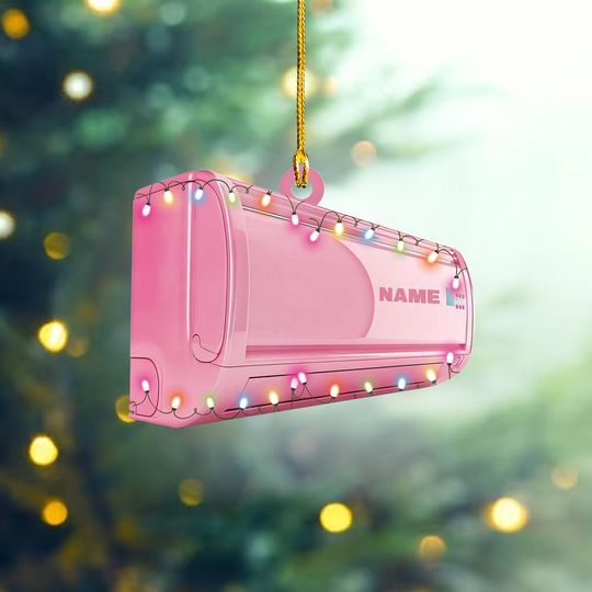 Discover Personalized Air Conditioner Ornament, Air Conditioner Christmas Ornament Gift, Air Conditioner Hanging Ornament Holiday Decor