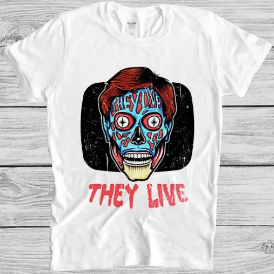 Discover They Live Horror Movie Sci-Fi Gamer Meme T-Shirt