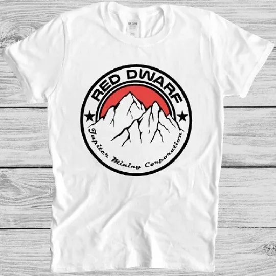 Discover Red Dwarf Jupiter Mining Retro 80s TV Show T-Shirt