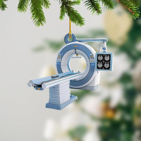 Discover CT Scanner Tomography Christmas Ornament, Xmas Tree Decor, Loved CT Scanner Tomography Ornament, Christmas Ornament Gift TD-1024-8RTE