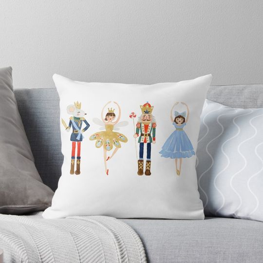 Discover Nutcracker Ballet Clara Sugar Plum Fairy Dance Lover Pillow
