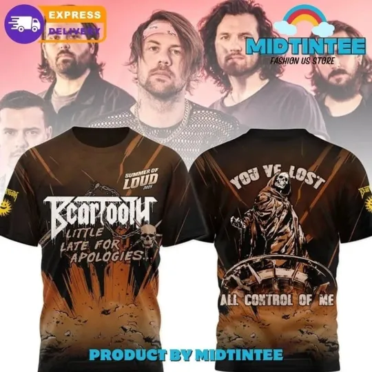 Beartooth Summer Of Loud Tour 2025 All size S-5XL 3D T-Shirt