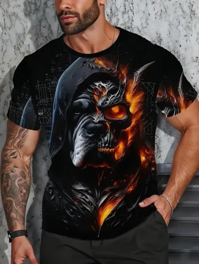 Discover Halloween Spooky Jack-o_-Lantern 3D T-shirt All Over Print Costume for Men Women