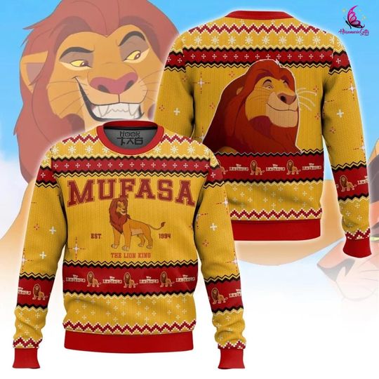 Mufasa The Lion King Ugly Christmas Sweater, The Lion King Sweater, Hakuna Hatata Shirt