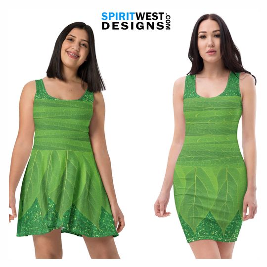 Discover Tinkerbell Forest Fairy Princess Halloween Costume Dress Pixie Elf Leprechaun Skater Flare Fitted Bodycon Cosplay Plus Size Dance Mom Gift