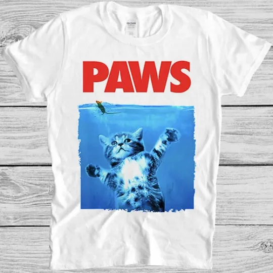 Discover Paws Cat and Mouse Top Cute Funny Cat Lover Movie Cool Gift Tee T Shirt M1138