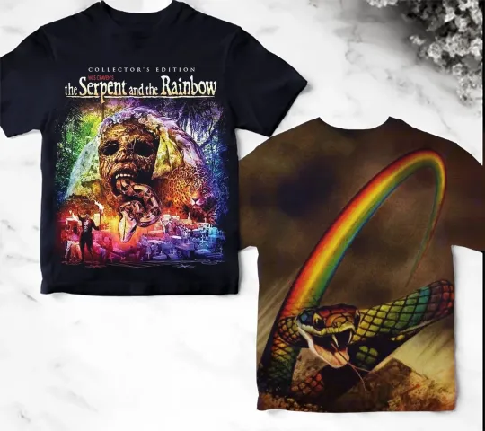Discover The Serpent and the Rainbow 3D All Over Print T-Shirt All Size