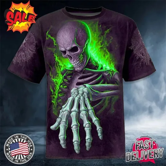 Horror Party Street 3D T-Shirt HALLOWEEN TSHIRT