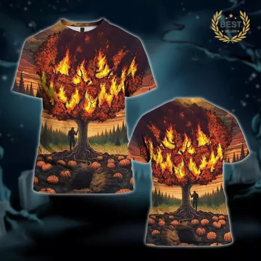 Discover Halloween 3D All Over Print Unisex Short Sleeve