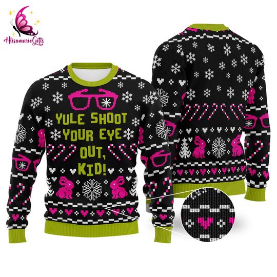 A Christmas Story Ugly Christmas Sweatshirt | Ralphie Scut Farkus Randy Ugly Sweater