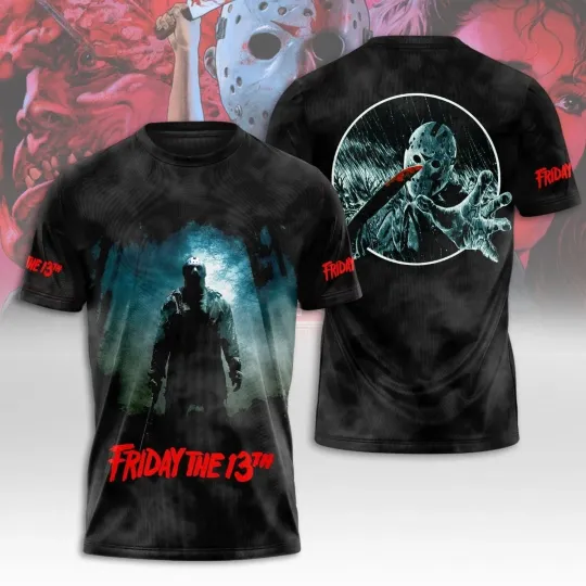 Discover Friday the 13th 3D T-Shirt Unisex T-Shirt 3D, gift for fans,