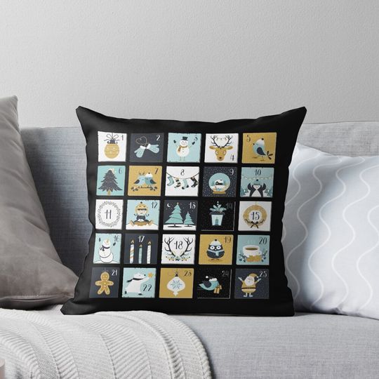 Discover Christmas calendar 2020 Pillow