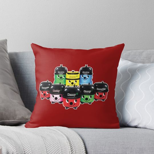 Discover Henry Hoover and Friends Pillow