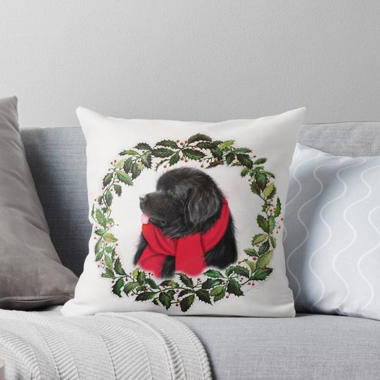 Discover Snuggled in Scarf Pillow