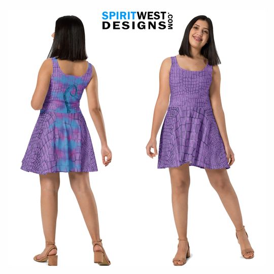 Discover Purple Lizard Randall Boggs Costume Skater Dress Running Costume Randal Halloween Cosplay Plus Size Dance Gymnastics Festival Theme park