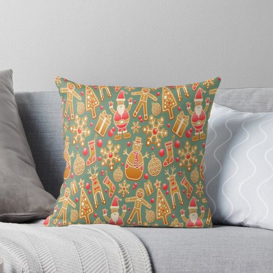 Discover Christmas pattern 2020 Pillow