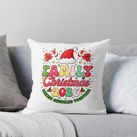 Discover Family Christmas Pillow