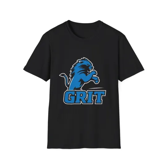 Discover Detroit Lions Football GRIT Unisex T-Shirt Tee, Football Fan Apparel