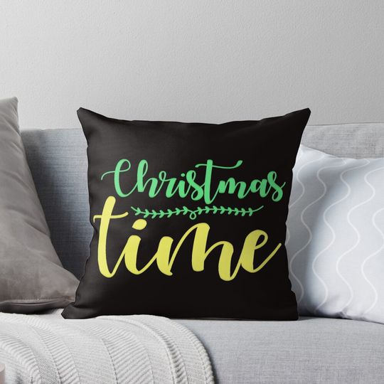 Discover Christmas Time Xmas Gift Design Pillow