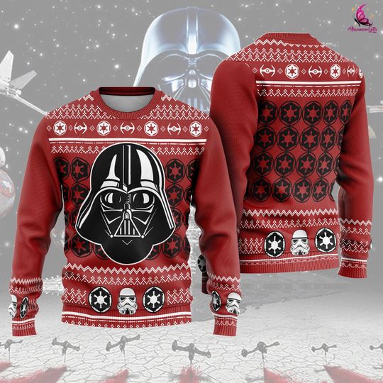 Discover Darth Vader Ugly Xmas Sweater, Darth Vader Christmas Sweatshirt, Darth Vader Ugly Holiday Sweater, Christmas Gift