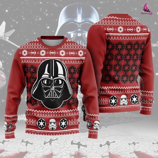 Darth Vader Ugly Xmas Sweater, Darth Vader Christmas Sweatshirt