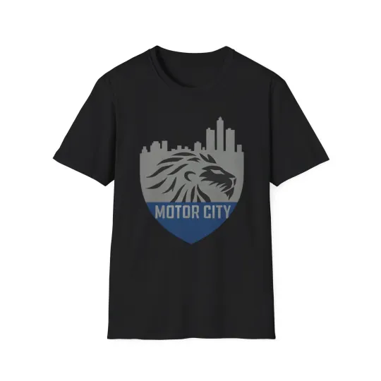 Discover Motor City Detroit Lions Skyline T Shirt Detroit Fan Tee