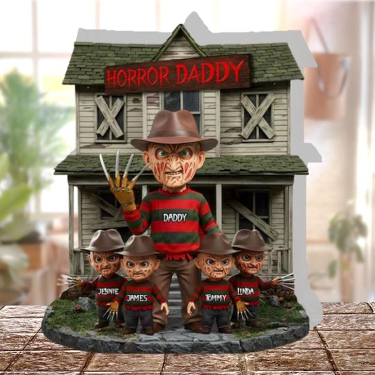 Discover Personalized Freddy Krueger Shaped Plaque, Horror Daddy Acrylic Plaque, Funny Father Day Gift, Gift For Dad,  Freddy Acrylic Decor