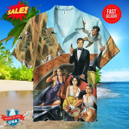 James Bond Hawaiian Shirt