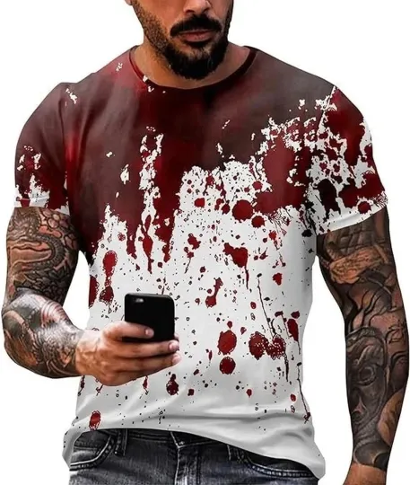 Haunted Graveyard Halloween 3D T-Shirt