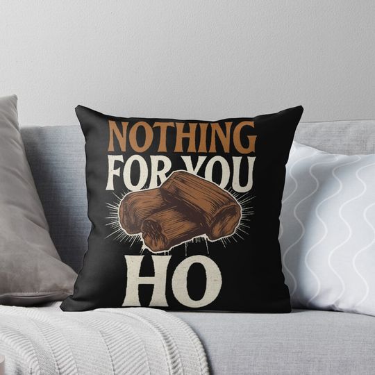 Inappropriate Christmas coal Pillow