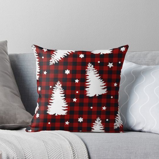 Discover Christmas Pattern Pillow